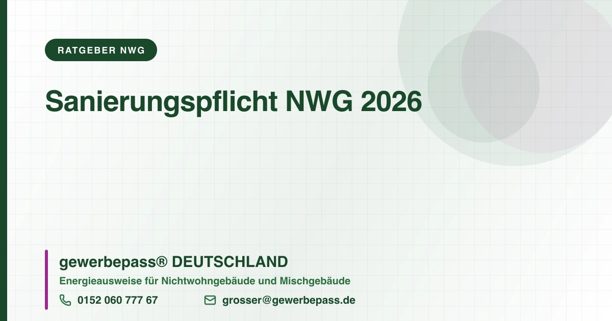 Sanierungspflicht, gewerbepass DEUTSCHLAND, Tel. 0152 060 777 67